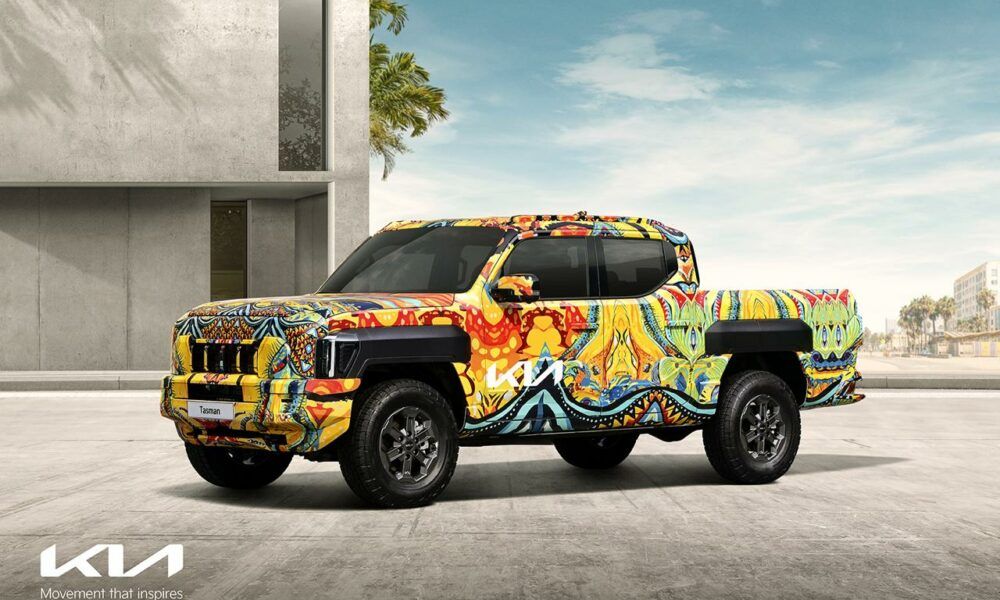 Kia revela camuflaje para su nueva pickup