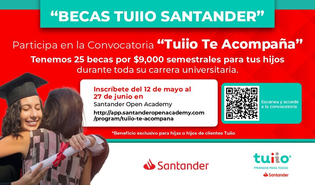 Otorgarán becas TUIIO te acompaña