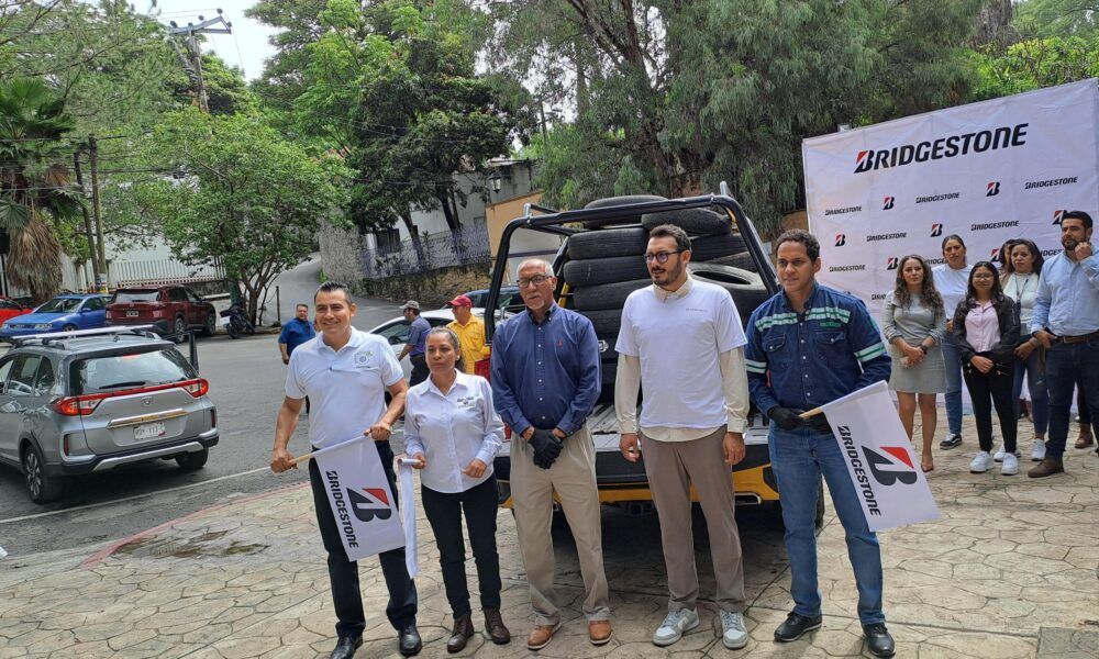Bridgestone recolecta 60 toneladas de llantas en Morelos