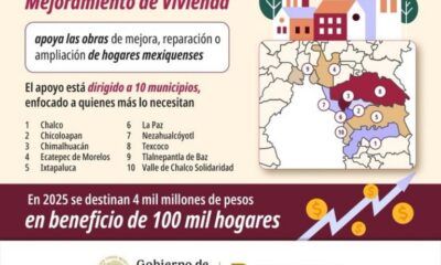 Programa de mejoramiento de vivienda beneficiará a 10 municipios de Edomex
