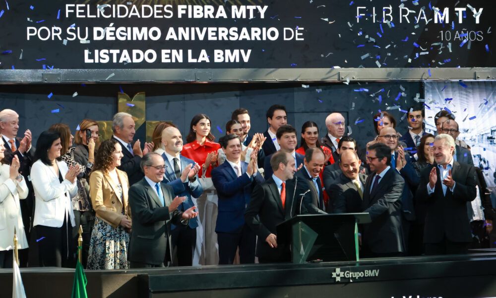 Fibra Mty celebra 10 años de crecimiento con liderazgo sustentable