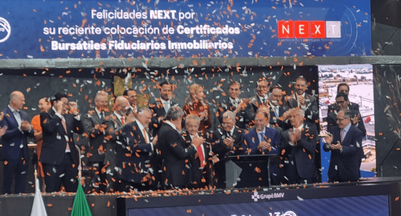 Fibra NEXT debuta en la BMV con músculo industrial y visión global