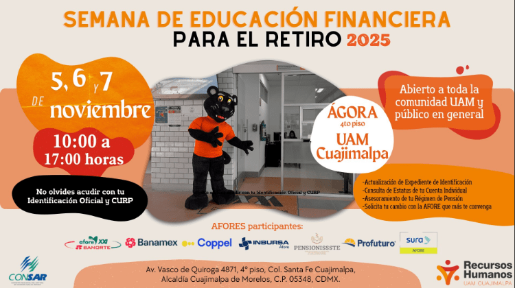Asista a la Feria de las Afores 2025 en Santa Fe
