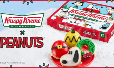 Encendido del árbol de Krispy Kreme y donas Snoopy fechas y detalles