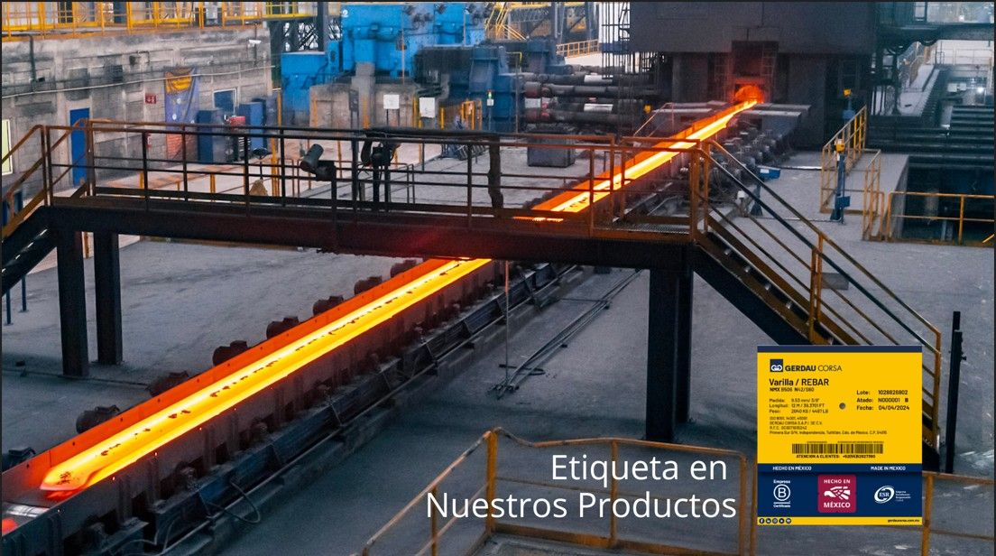 Gerdau Corsa impulsa la transformación industrial con acero certificado