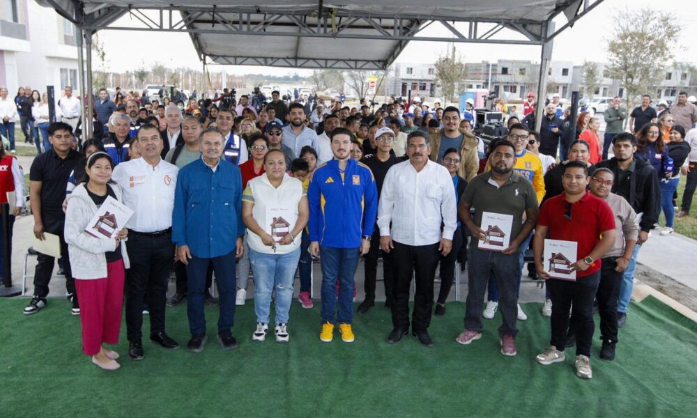 INFONAVIT entrega 171 Viviendas del Bienestar en Nuevo León