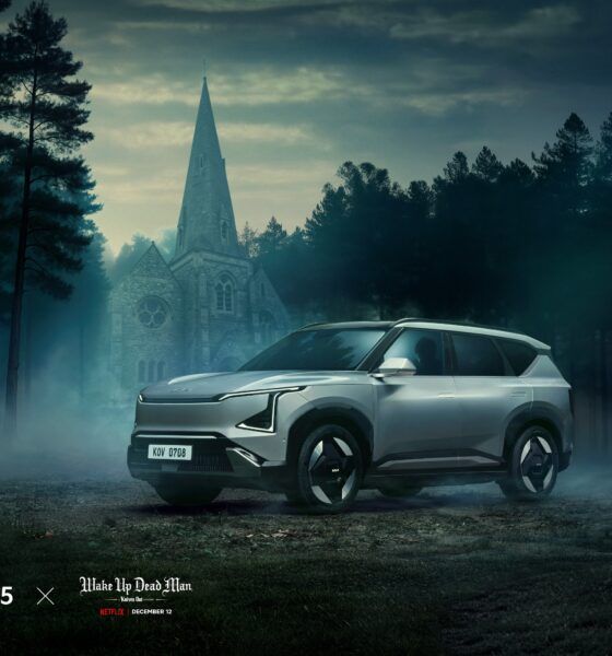 Kia se une a Netflix y presenta el EV5 en Wake Up Dead Man