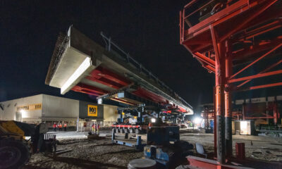 Sarens moderniza dos puentes en la autopista A41 de Chambéry