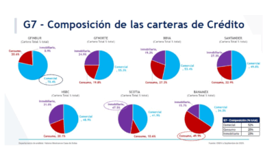 Se desacelera crédito por menor actividad gubernamental y postergación de inversiones