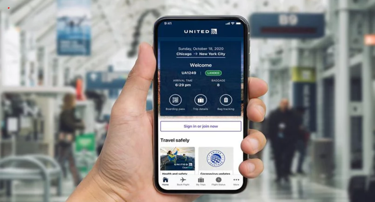 United mejora su app móvil con nuevas funciones para viajeros