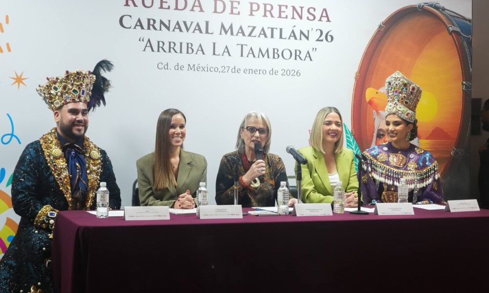 Sectur promociona el Carnaval de Mazatlán 2026 en la CDMX