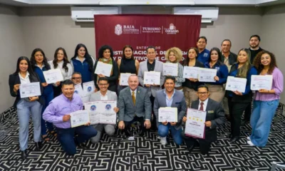 Baja California entrega 14 Registros Nacionales de Turismo