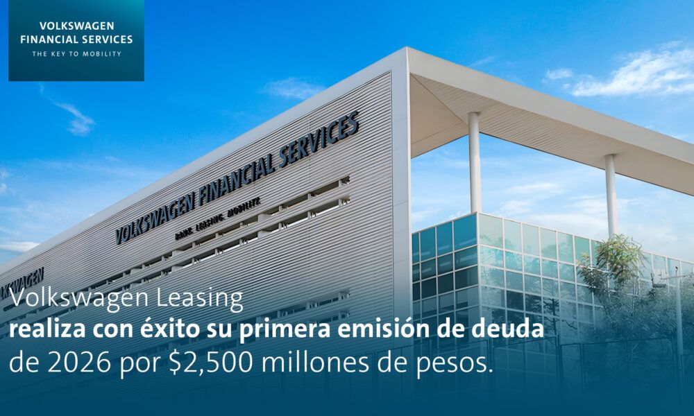Volkswagen Leasing coloca $2,500 mdp en deuda en México