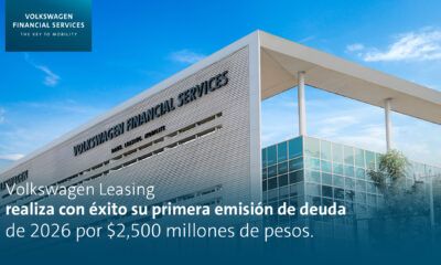 Volkswagen Leasing coloca $2,500 mdp en deuda en México