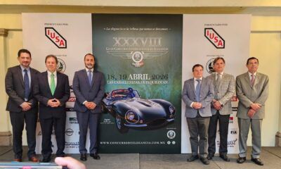 Más de 450 autos históricos en el Concurso de Elegancia XXXVIII