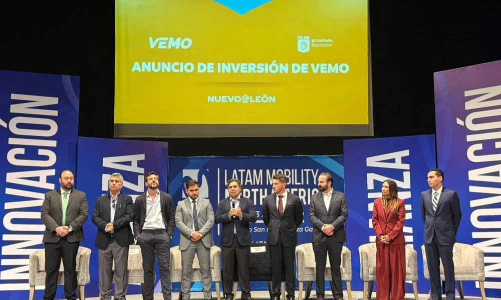 VEMO invertirá 825 millones en movilidad eléctrica en Monterrey