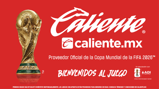 Caliente.mx anuncia alianza con la Copa Mundial de la FIFA 2026