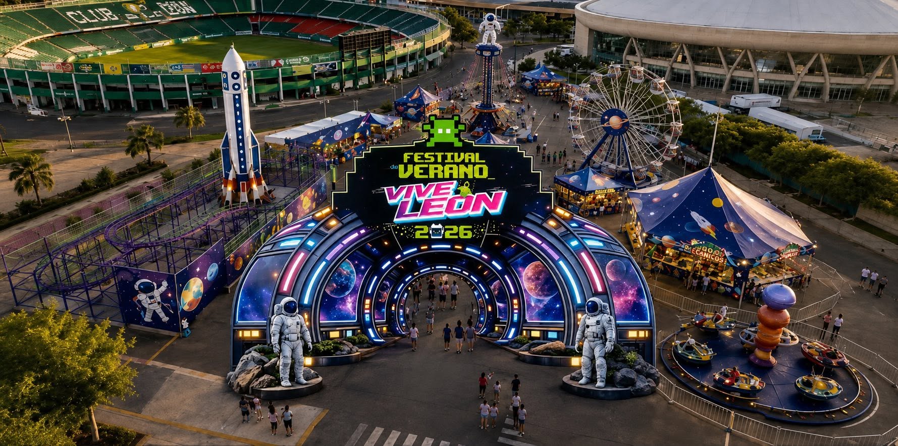 Festival de Verano Vive León 2026 fechas, actividades y atracciones gratuitas