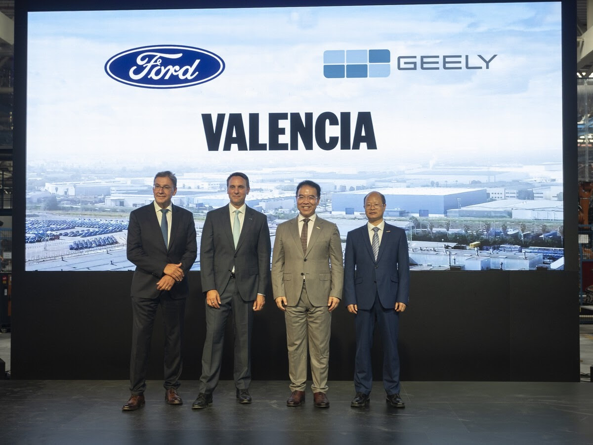 Geely Auto y Ford crean empresa conjunta para fabricar vehículos en España