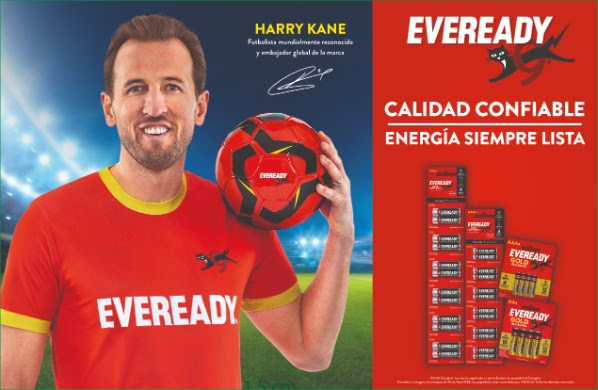 Harry Kane es el nuevo embajador global de EVEREADY®