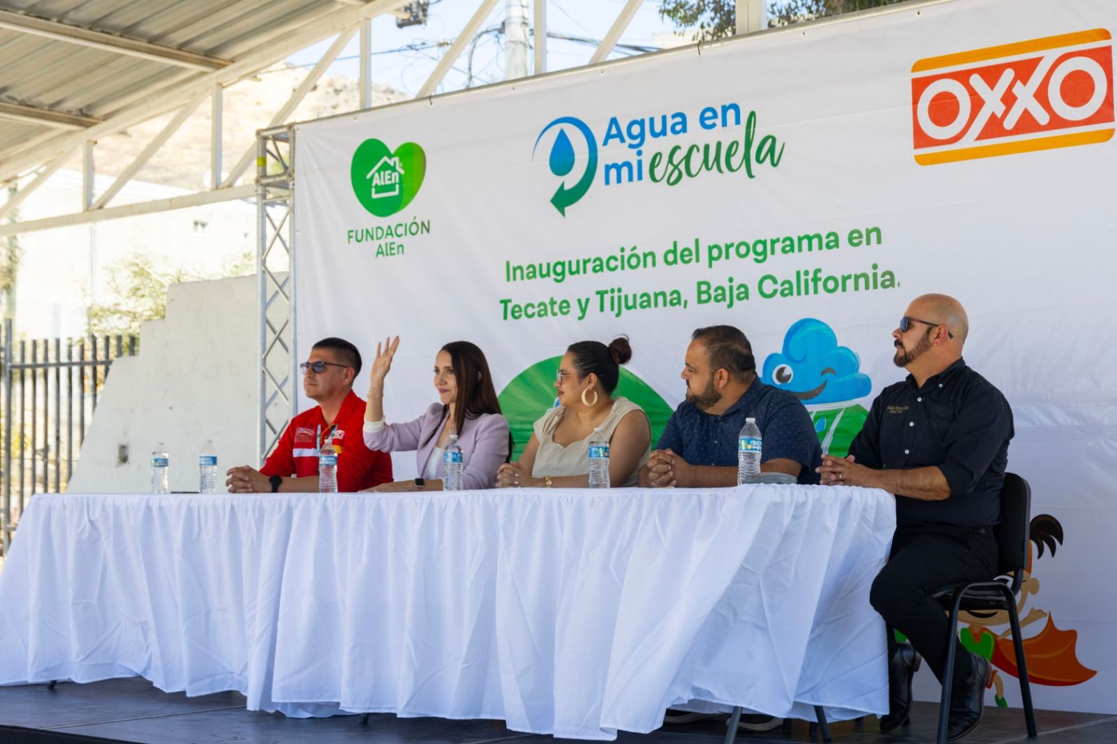 Instalan sistemas de captación de lluvia en escuelas de Tecate y Tijuana