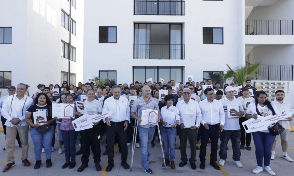 Los Mochis recibe nuevas Viviendas para el Bienestar para 96 familias