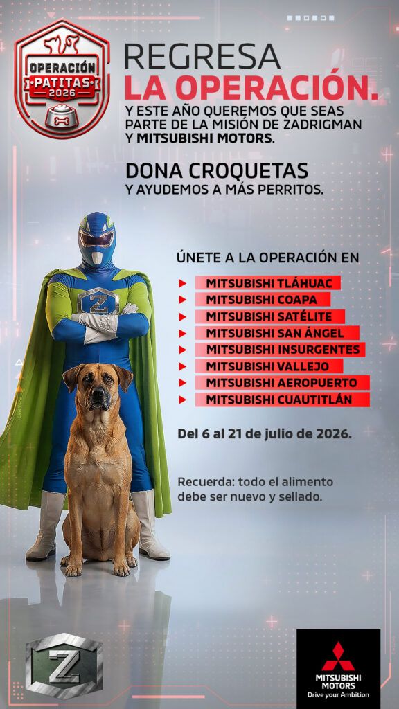 Mitsubishi va por más croquetas con Operación Patitas