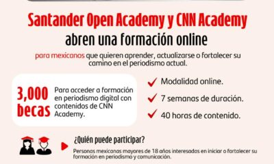 Santander abre convocatoria para becas de periodismo digital