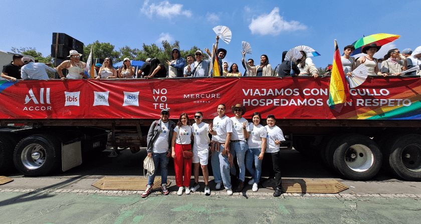 Turismo e inclusión Accor participa en la Marcha del Orgullo LGBTI+