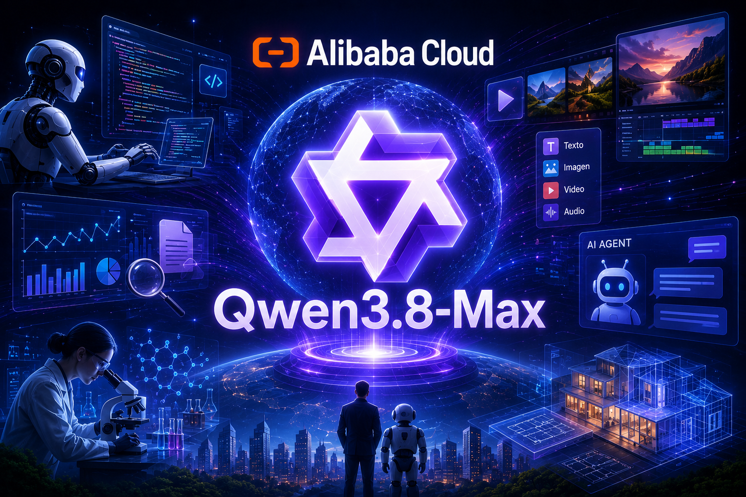 Inteligencia artificial multimodal Alibaba presenta su modelo Qwen3.8-Max