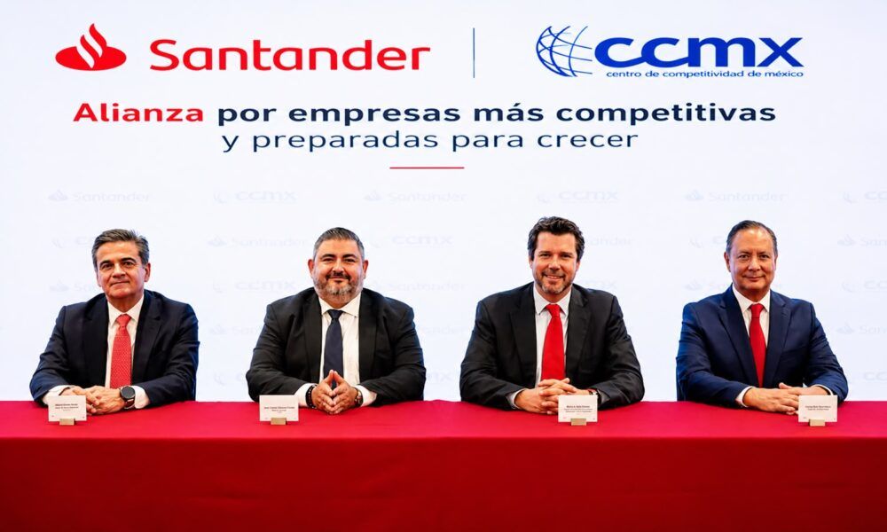Santander y CCMX buscan ampliar financiamiento para más de 5 mil PyMEs