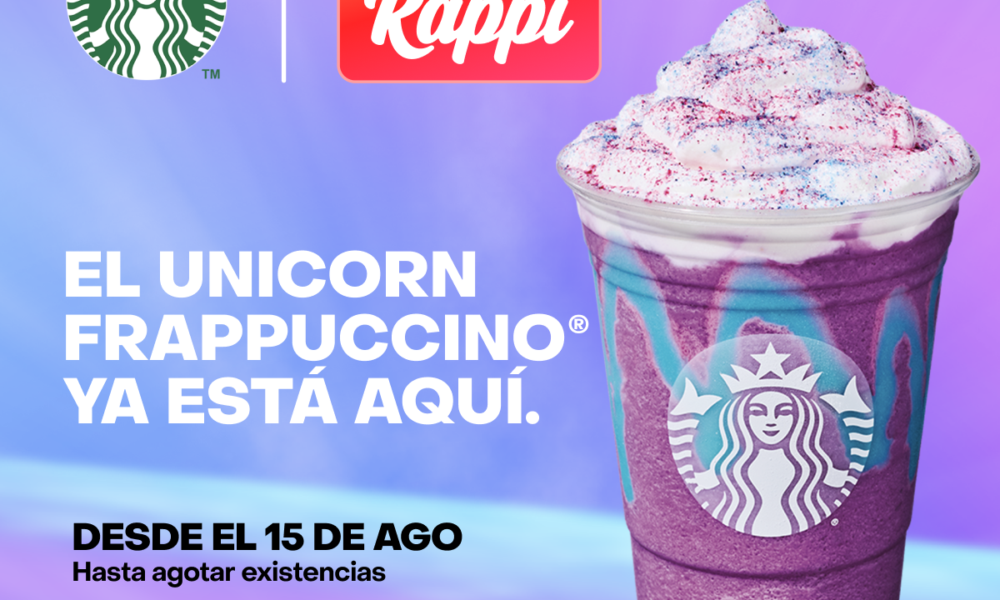 Unicorn Frappuccino regresa a México estará disponible desde el 15 de agosto